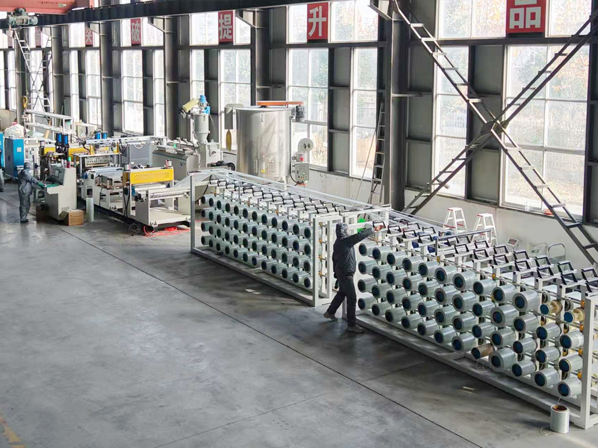 CFRT Compositum Material Productio Linea